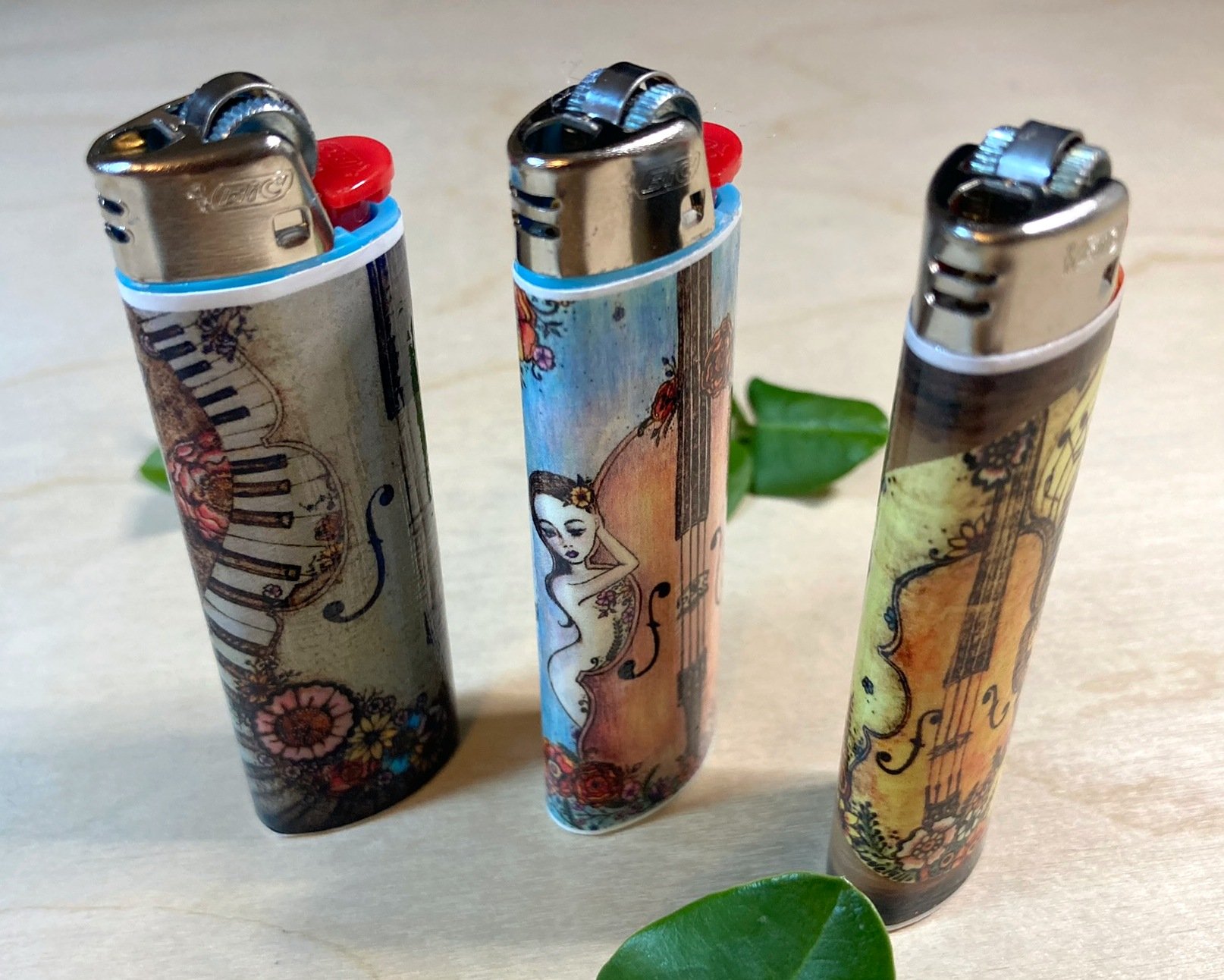 Music-Inspired Lighter Gift Pack | Lovely11Art - The Art of Tara